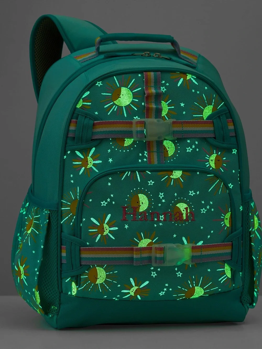 Pottery Barn Kids Mackenzie Sunshine Glow in the Dark Backpack + Lunch Box Set